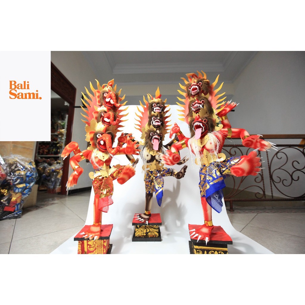 Ogoh - Ogoh Termurah Bali / Miniatur Ogoh-ogoh (kepala tiga)