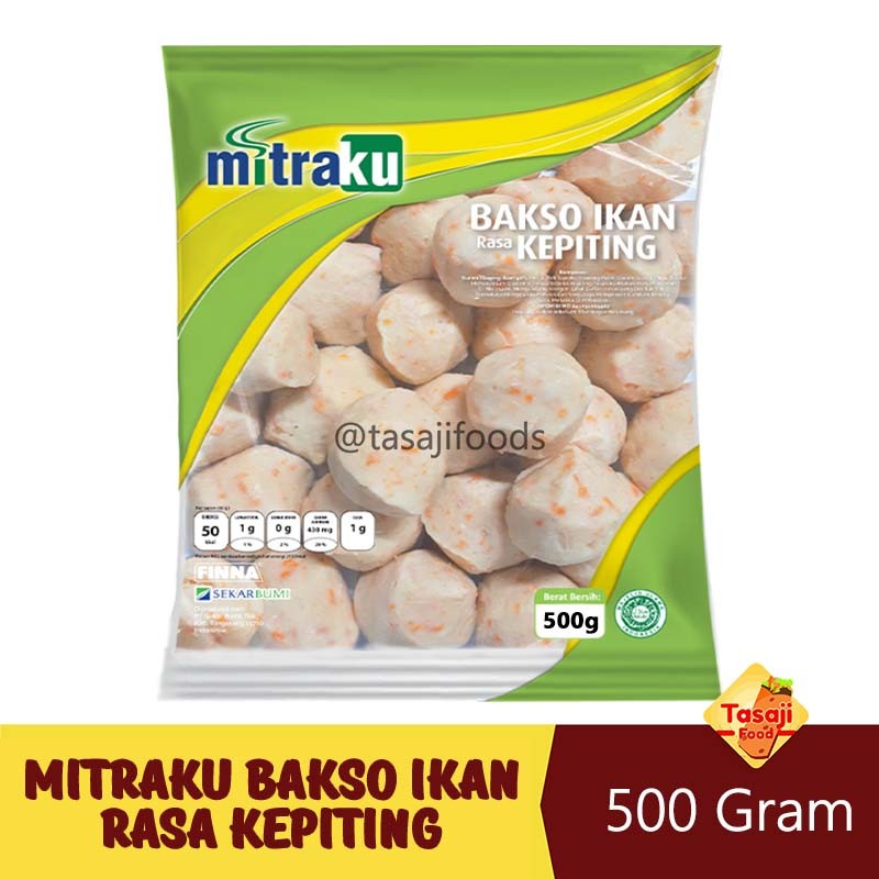

Mitraku Bakso Ikan Rasa Kepiting 500 Gram Kulakan