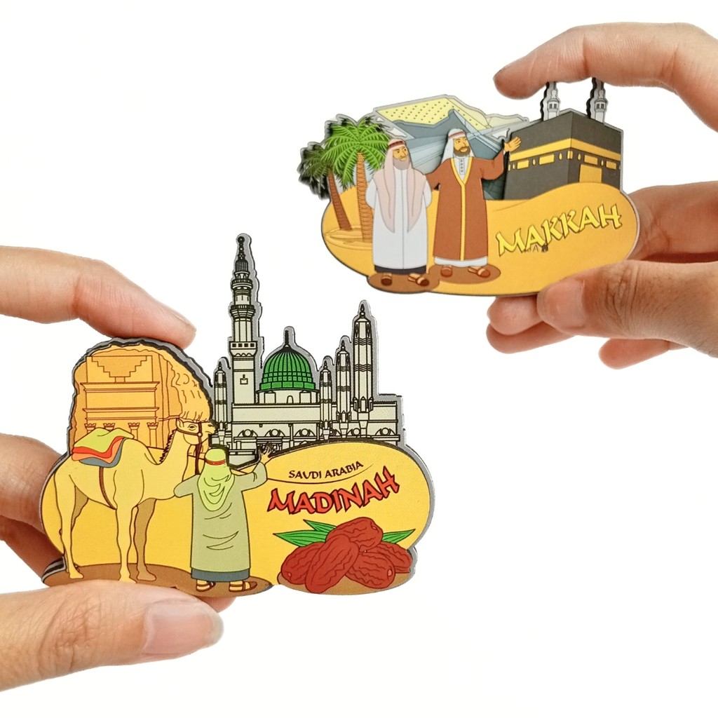 Souvenir magnet kulkas Makkah Mekkah oleh oleh negara  Saudi Arabia