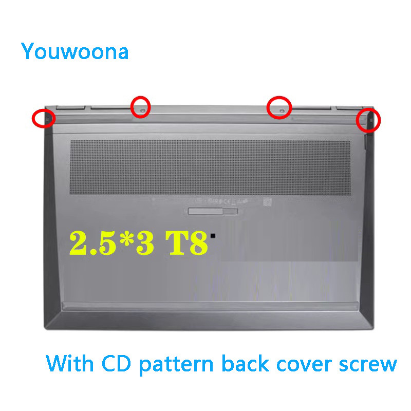 NEW ORIGINAL Laptop Bottom Cover Case Screw for HP ZBook Fury 15 G7 G8 ZBook Fury 17 G7 G8 With CD p
