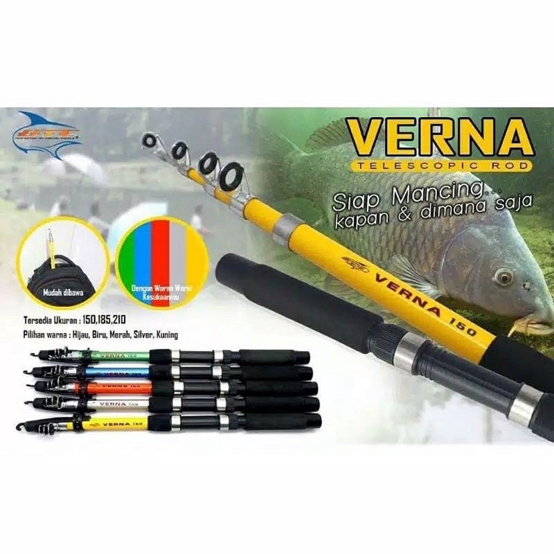 Joran Antena / Telescopic Utecate Verna
