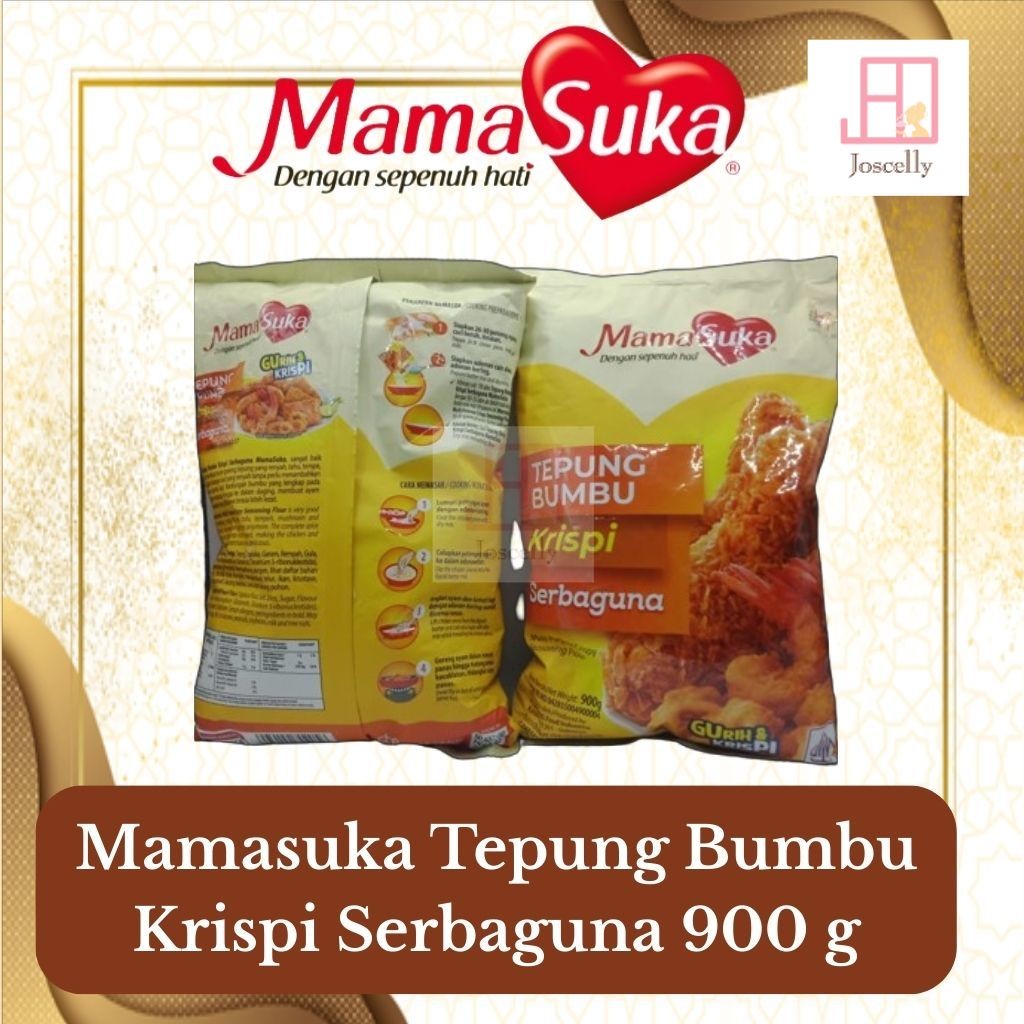 

JOSCELLY.ID MAMASUKA Tepung Bumbu Krispi Serbaguna 900 gr