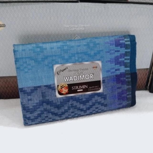 Sarung wadimor strimin songket original UK dewasa - Biru