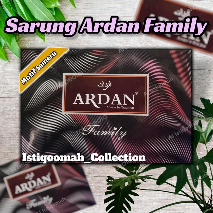 Sarung Ketjubung Ardan Family Motif Semeru seperti Sarung Tenun BHS