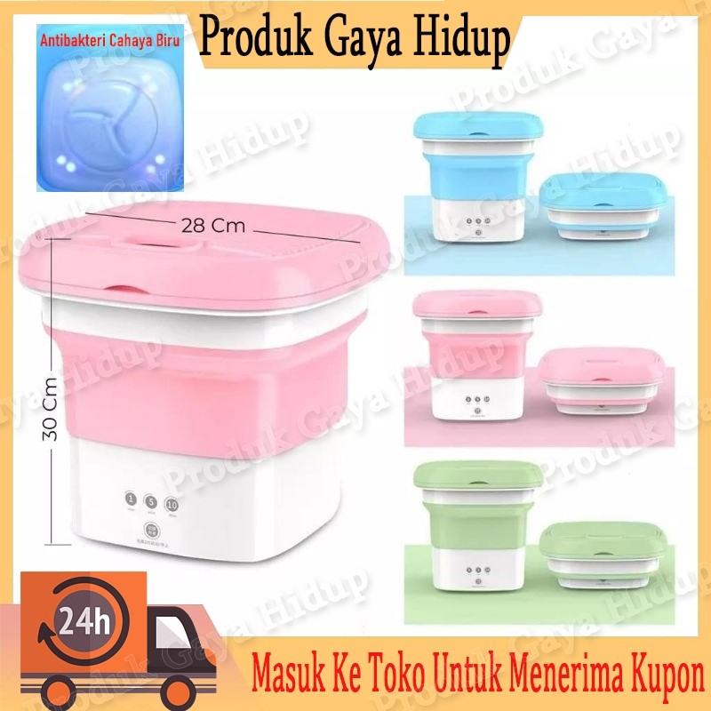 Mesin cuci lipat, mesin cuci mini portable, mesin cuci kecil, mesin cuci anak, mesin cuci semi otoma