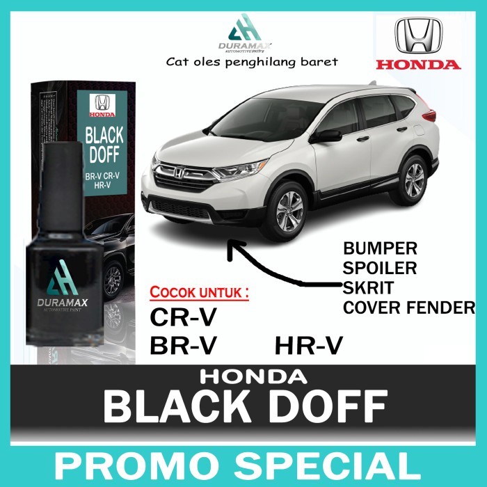 Cat Oles Black Doff Kulit Jeruk Honda HRV Hitam Dof Over Fender Bumper