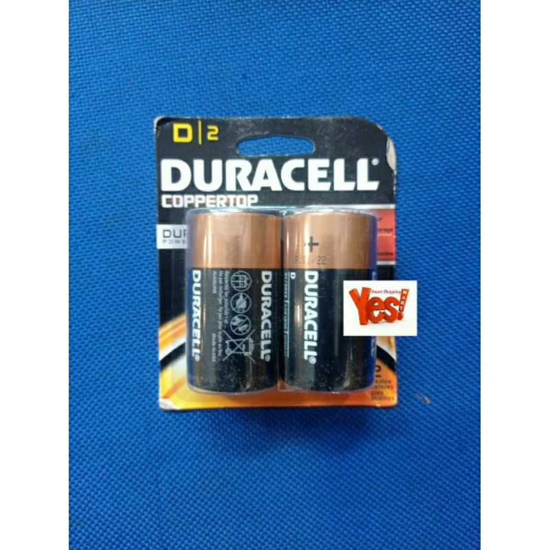 Duracell 2pc Baterai Size D AlkalineCO