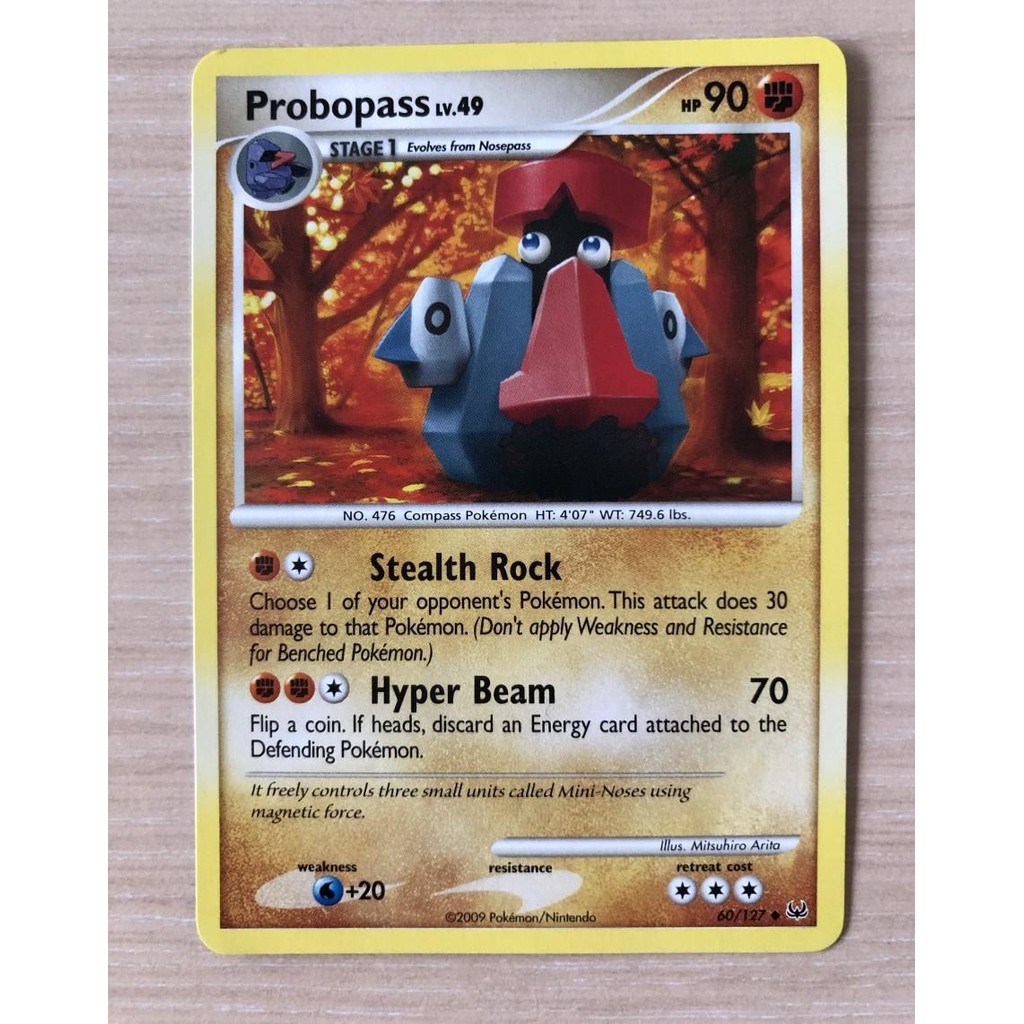 Probopass 60/127 Uncommon Pokemon TCG Card Kartu Charizard Blastoise
