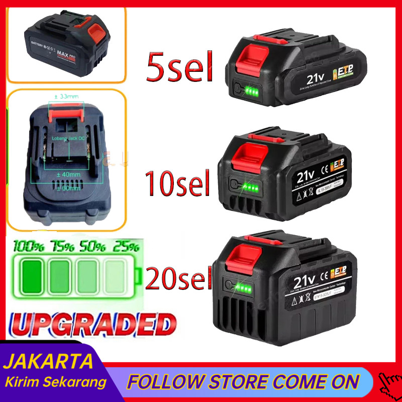 (Kirim sekarang)998vf 20sel 30cell 15cell Baterai Impact Baterai Bor 60000mah Baterai Cordless Bater