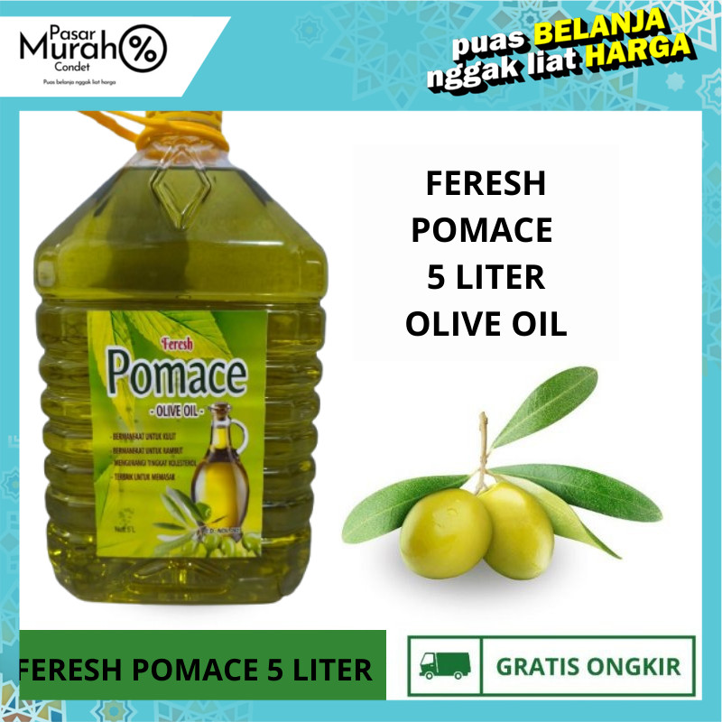 

Minyak zaitun pomace 5 liter | Feresh Pomace Olive Oil 5 Liter / Minyak Zaitun