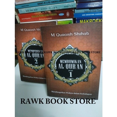 PAKET Membumikan Al-Quran Jilid 1-2 Lengkap - M. Quraish Shihab