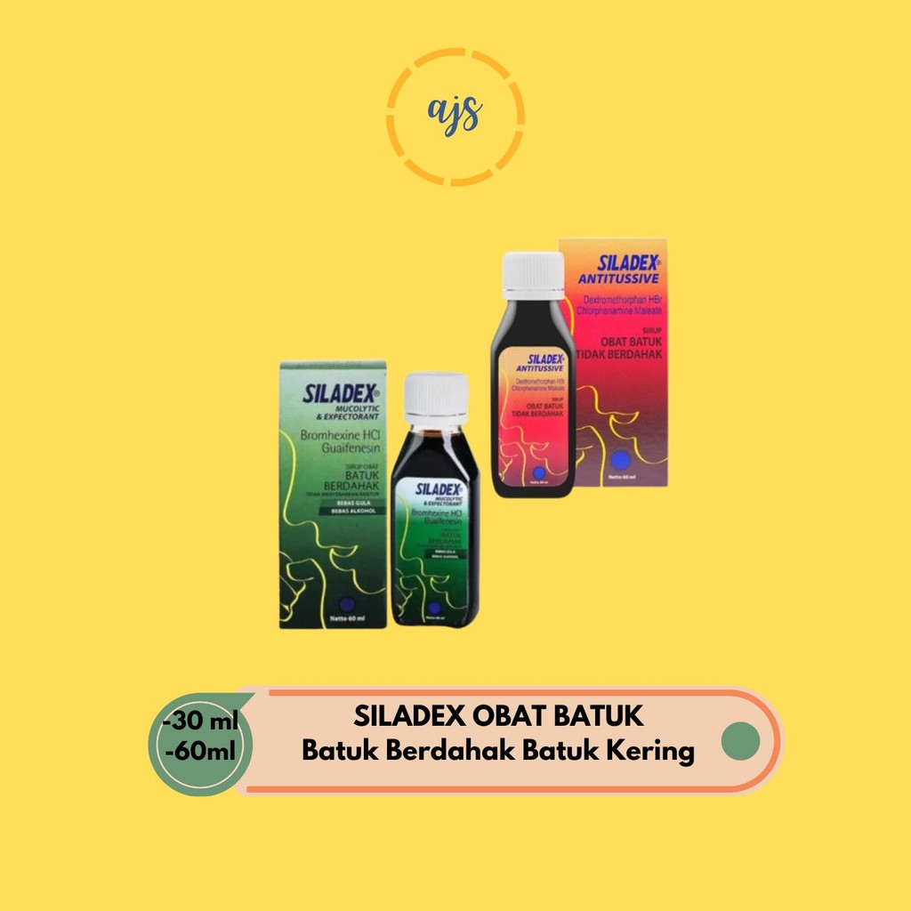 Siladex Obat batuk Bedahak Obat Batuk Kering