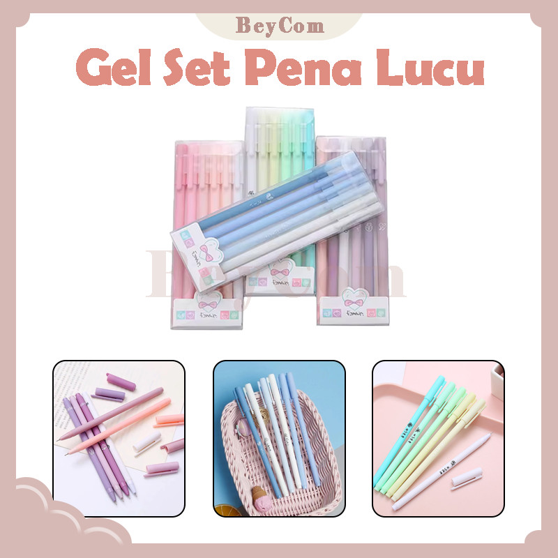 

Pena Morandi /Pulpen Morandi Set 6 Pcs/Pulpen Siswa 0.5mm Warna Hitam