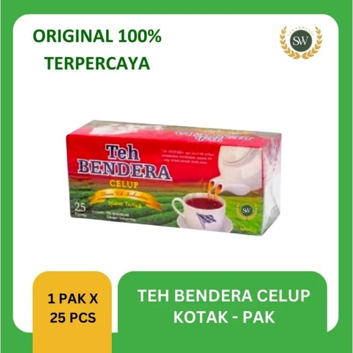 

TEH CELUP TEH BENDERA MERAH VANILA 25 TEA BAG