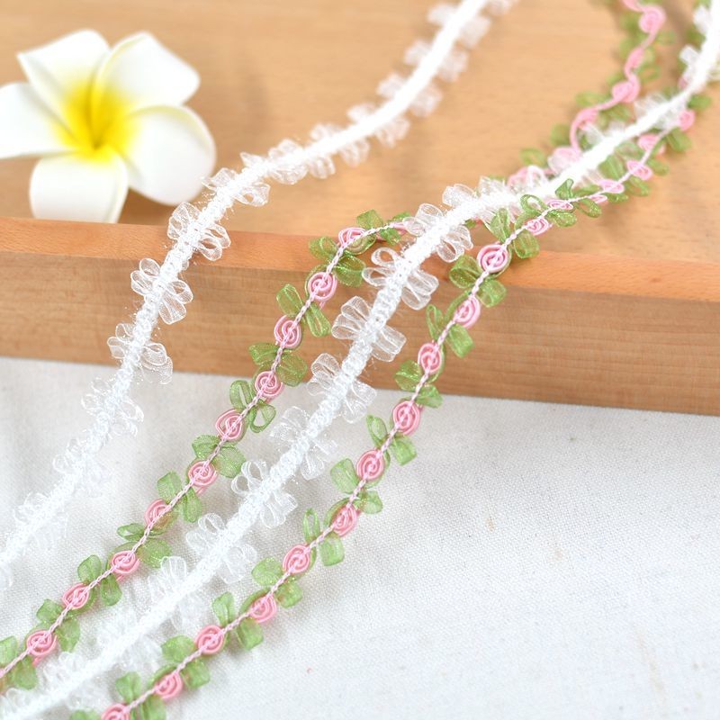 

HOT Fine Mesh Woven Flower Lace DIY Jewelry Gift Box Bouquet Headgear Multipurpose Decorative Ribbon Clothes Accessories