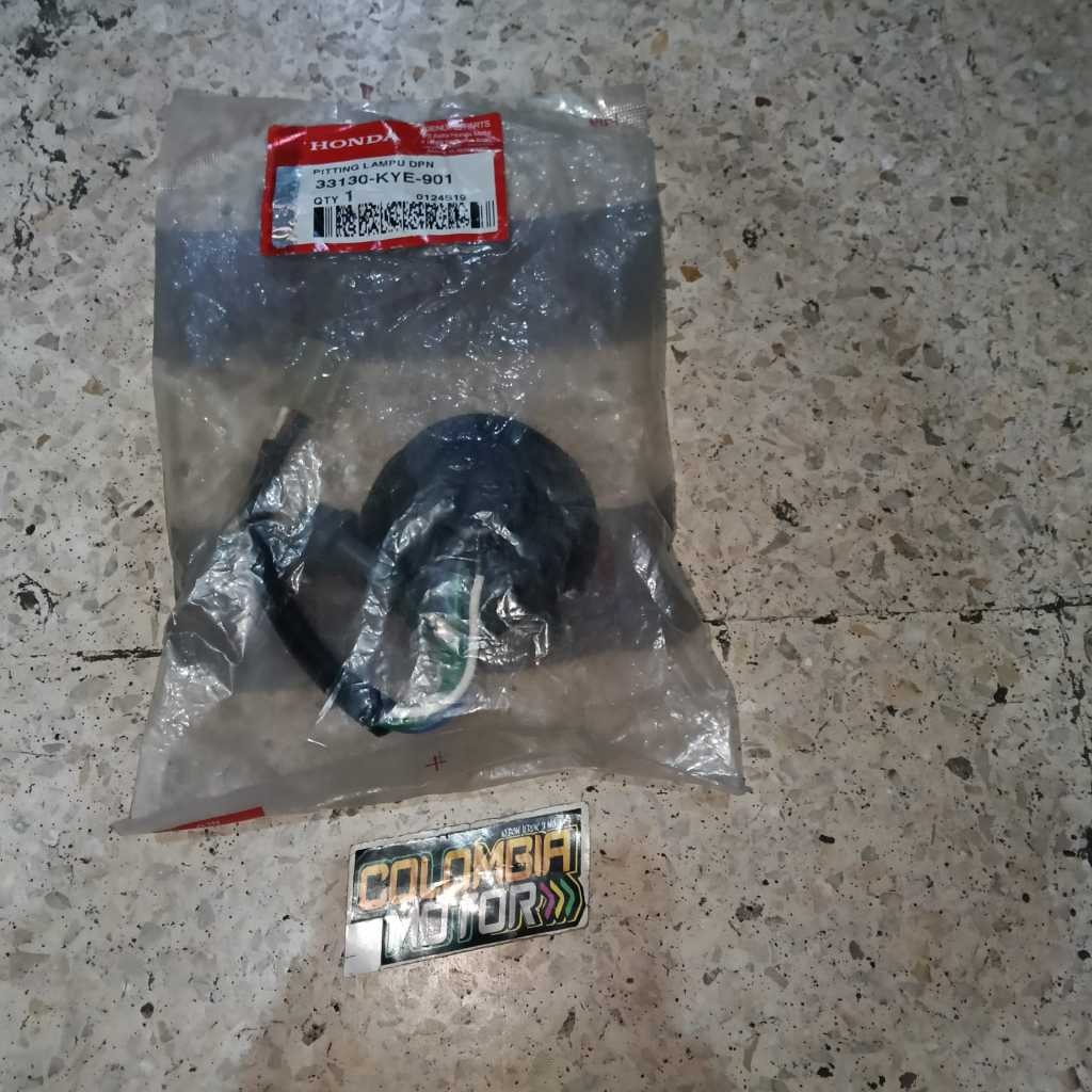 Fiting lampu megapro mono Fiting lampu depan megapro mono Fiting lampu mega pro mono Soket lampu meg