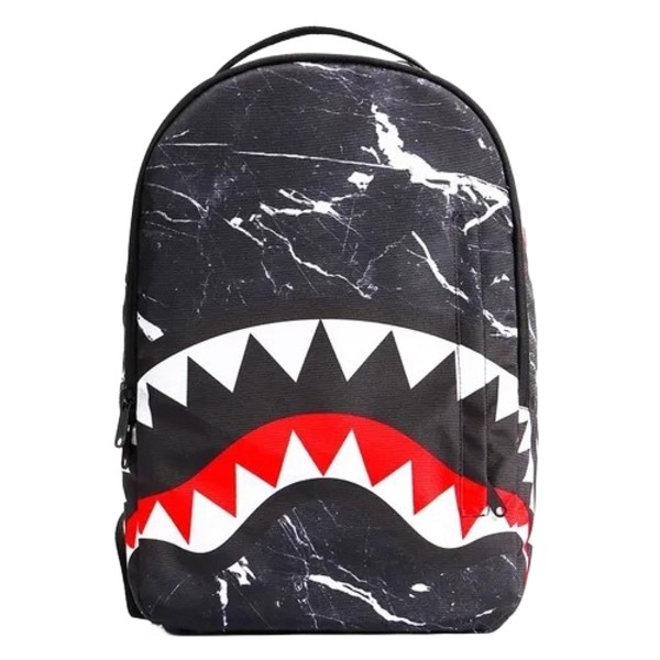 Sprayground Black Marble Backpack / Tas Branded Original