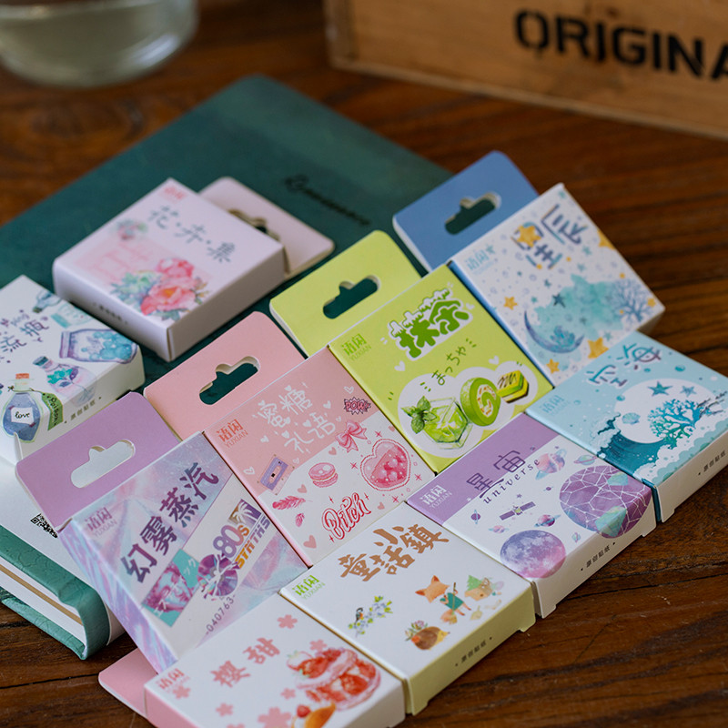 

50pcs/pack seal poster of search language series Journal Decorative Stationery Stickers Scrapbooking DIY Diary Album Stick Lable