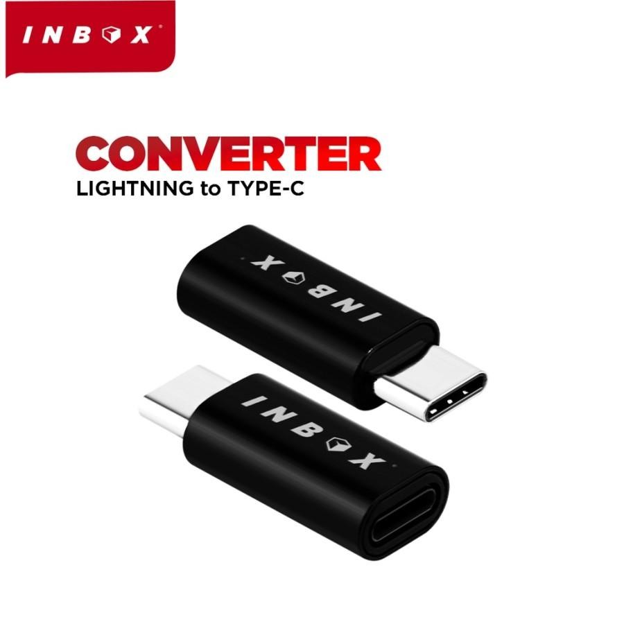 INBOX Adapter Converter Lightning to Type C Type-C Pendek Adapter Kabel USB Konektor Adapter Iphone 