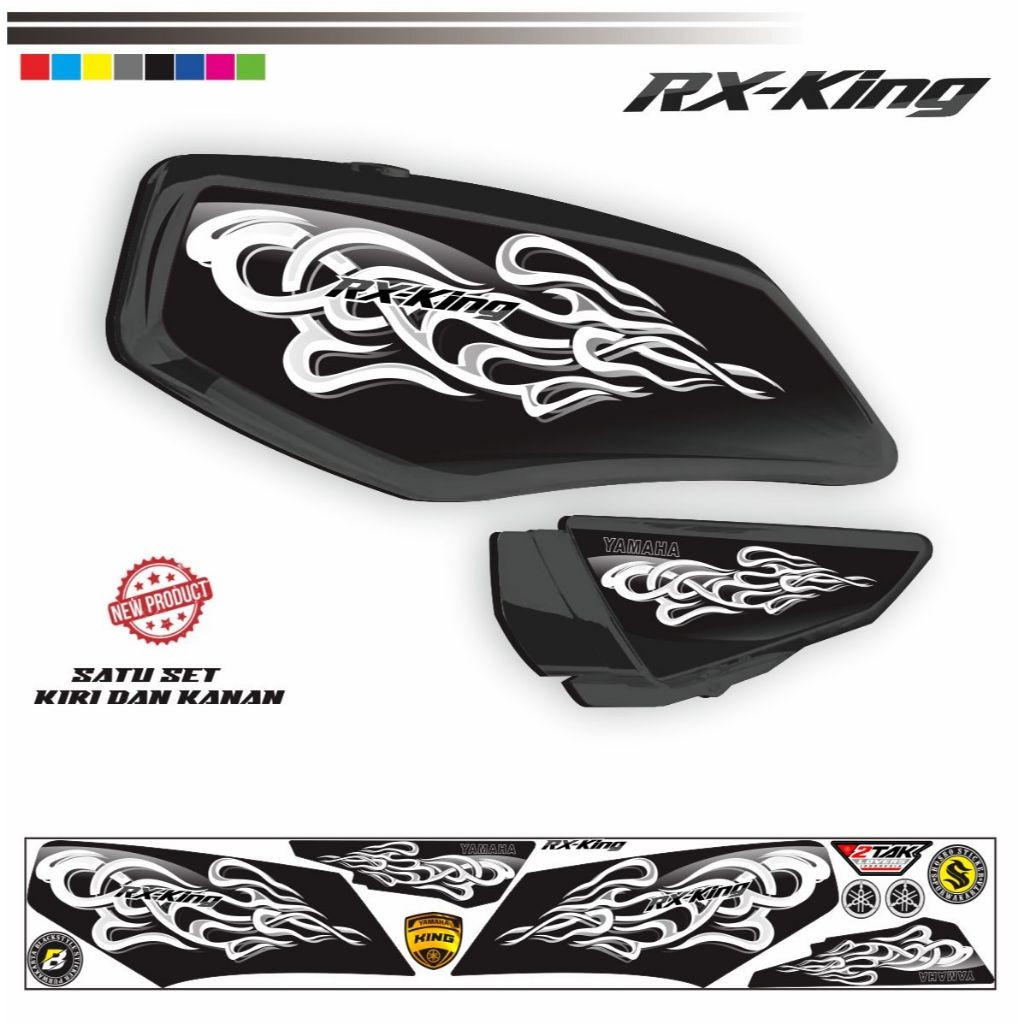STIKER KEREN STRIPING RX KING / STIKER RX KING / VARIASI RX KING
