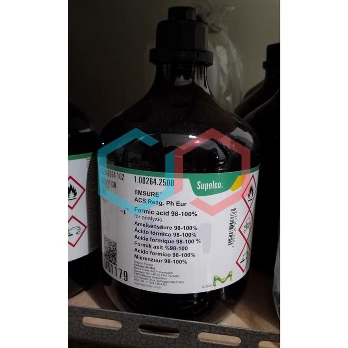 Merck Formic Acid 98-100% / Asam Format / Asam Formiat 2,5 L Merck 100264