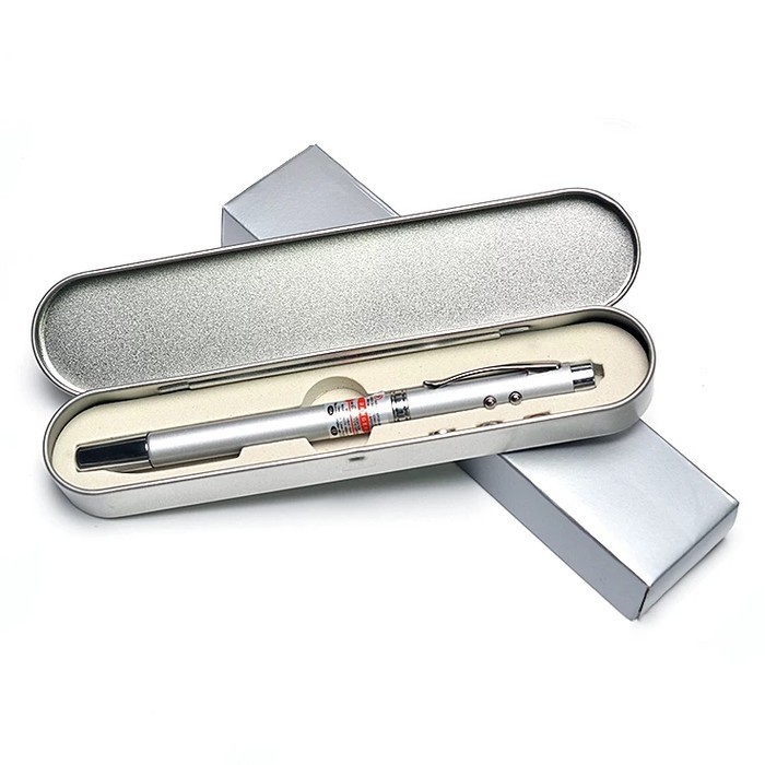 

(LOKALOKA) Pena Laser Pointer Ballpoint Led Antenna Pen Retractable Exclusive