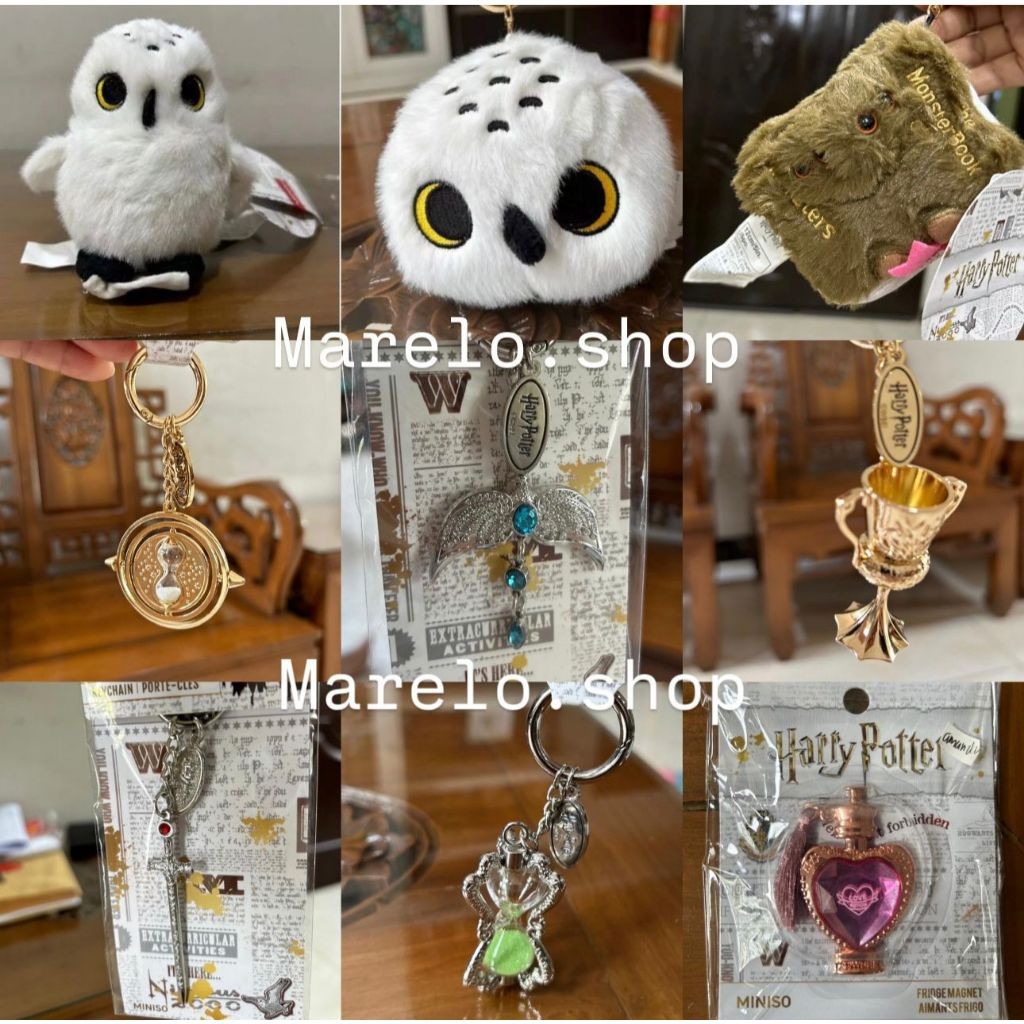 

Gantungan Kunci MinisoxHarryPotter / Gantungan MonsterBook / Pulpen Hedwig / Pulpen Deathly Hallow / Gantungan Kunci Horcrux Slytherin / Gantungan Kunci Mahkota Diadem Ravenclaw / Gantungan Kunci Golden Snitch Full Body Hedwig / Magnet Golden Snitch
