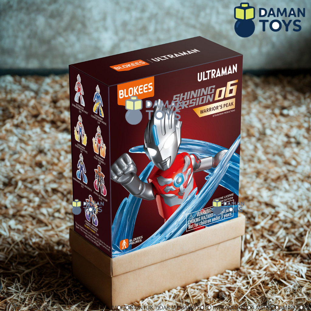Blind Box Blokees Ultraman Shining Version Jugglus Juggler Dyna  Gaia Agul COsmos Luna Orb Origin