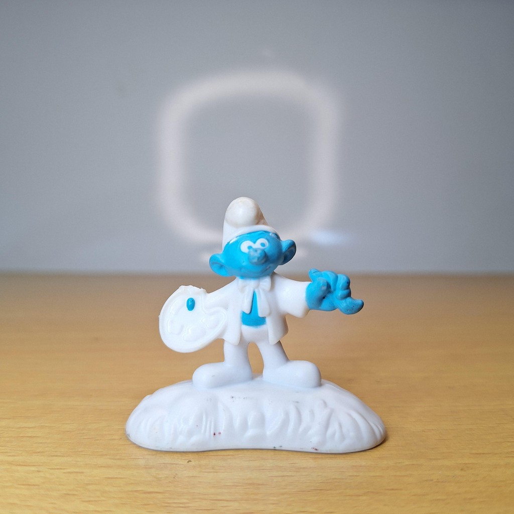 Figure Smurfs The Lost Village - Painter Smurf MCD, Happy Meal