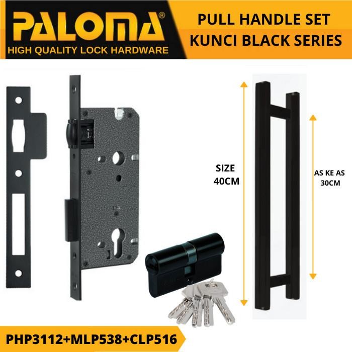 PALOMA Handle Pintu Tarikan Paket PHP3112+MLP538+CLP516 Gagang Pintu