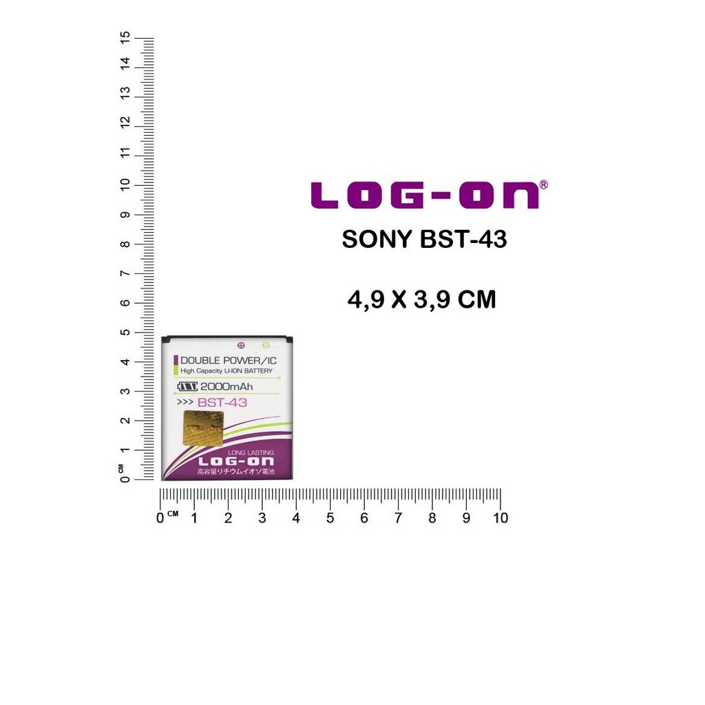 BATERAI LOGON SONY BST 43
