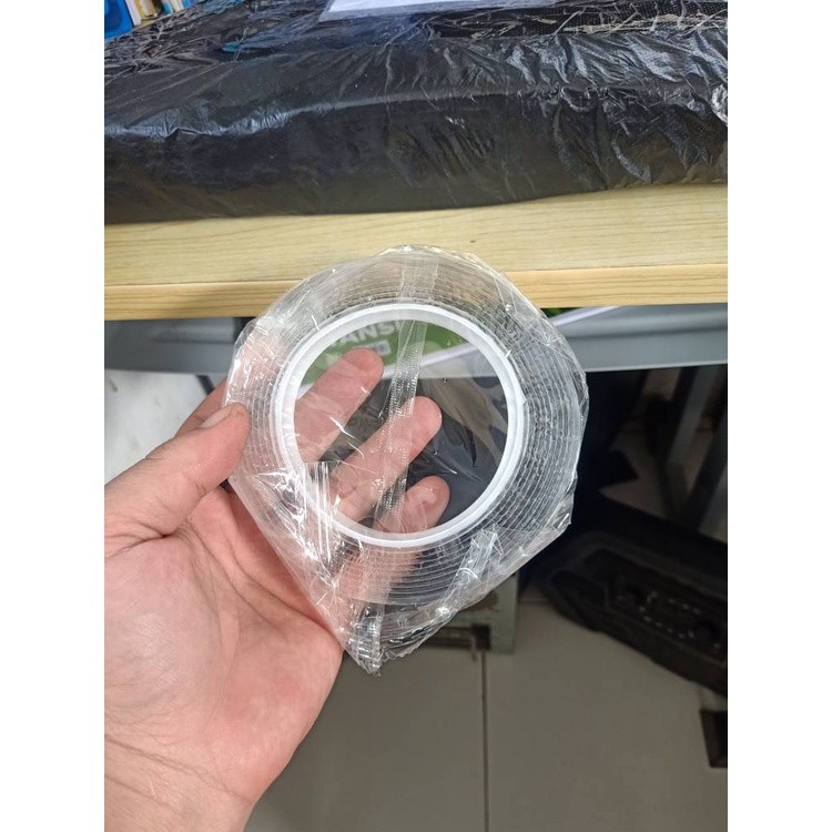 

Nano Double Sided Tape Reusable Kuat Transparan | Solasi Perekat Dinding 1 meter Serbaguna Tahan Air Cuci Ulang