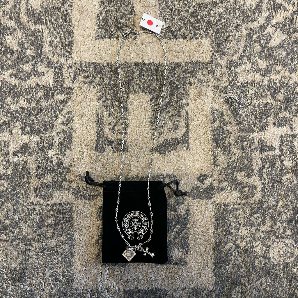 Necklace Chrome Hearts Double Cross