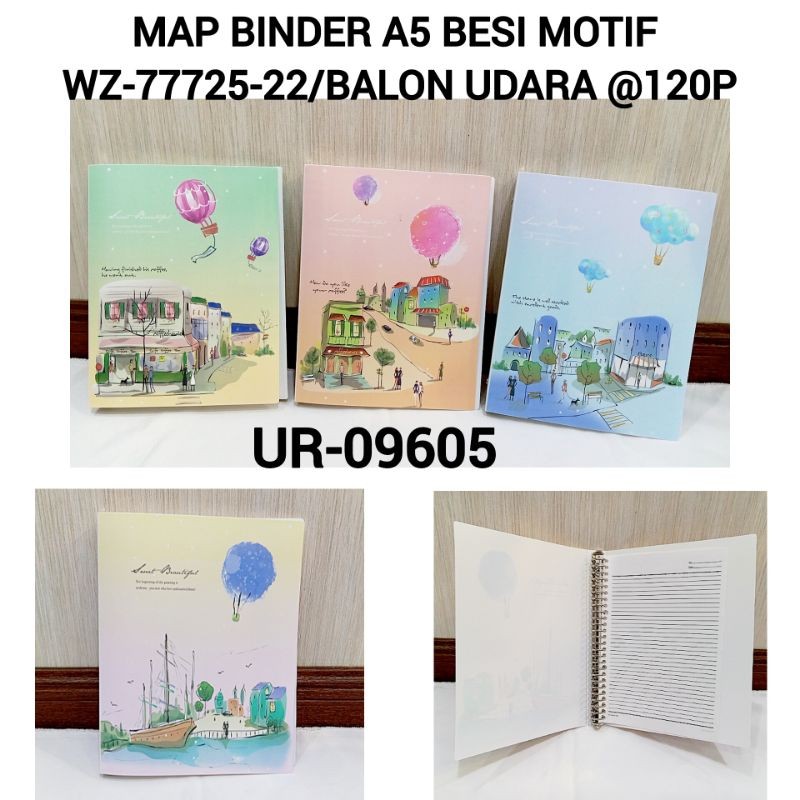 

MAP BINDER A5 BESI MOTIF BALON UDARA WZ-77725-22/WZ-77716-22