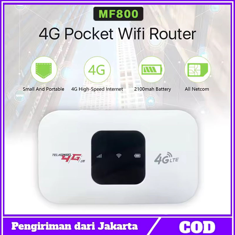 【siap】MIFI MODEM WIFI 4G UNLOCKOPERATOR Perdana / 150Mbps 4g Portable Mobile WiFi Modem Kecepatan Ti