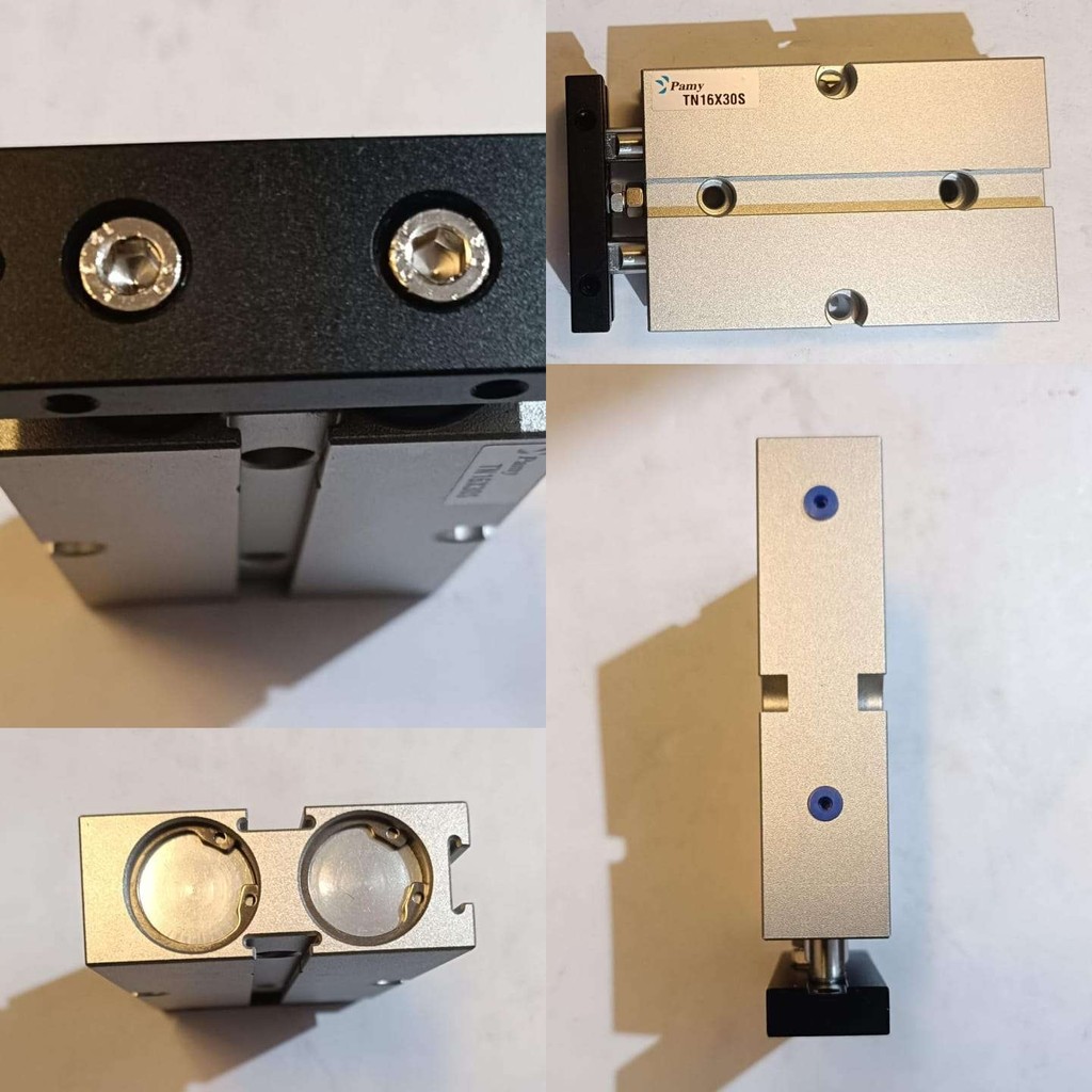CYLINDER / SILINDER PNEUMATIC TWIN ROD / DOUBLE ROD TN 16 X 30
