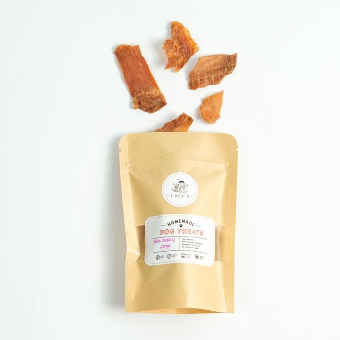 

Pork Jerky 25g Daging Babi Cemilan Anjing Dehydrated Dog Treats Snacks Cat snack - Pisah Kemasan