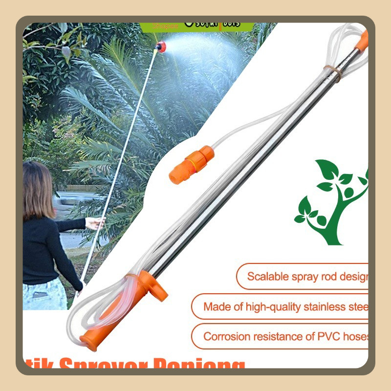 Usefultools Stick Sprayer Panjang Elektrik 2.6/3.6M Stainless Steel Stick teleskopik panjang Pestici