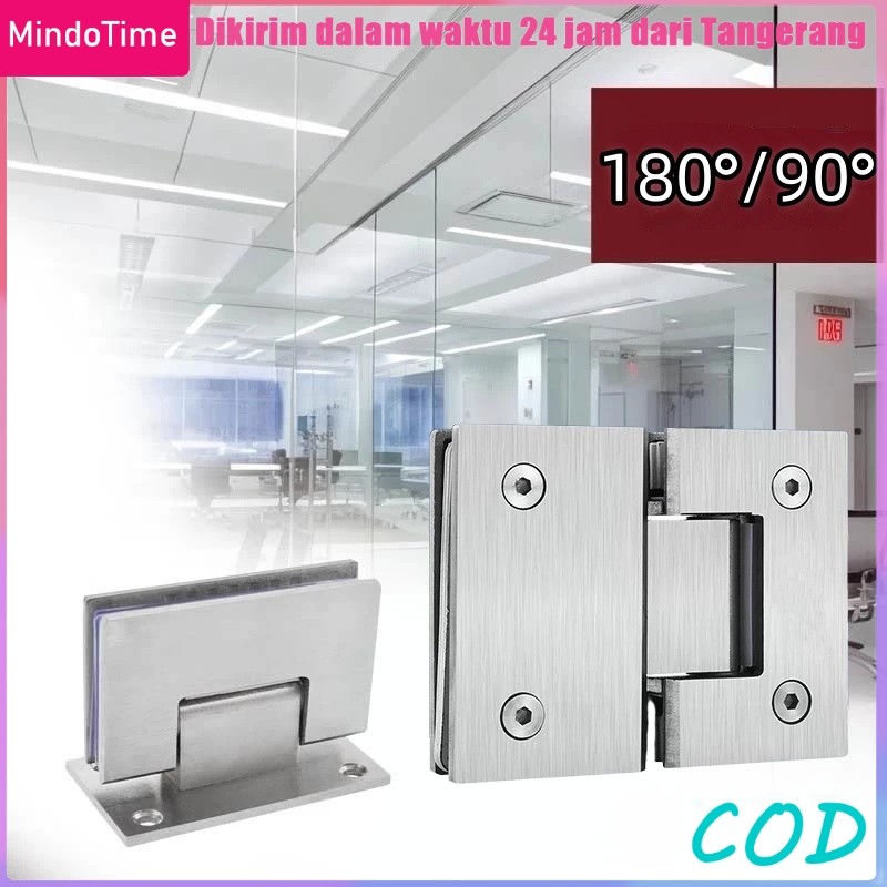 Engsel Pintu Kaca Kamar Mandi Stainless Shower Hinge Door Glass – Untuk Pintu Kaca Kamar Mandi Doubl