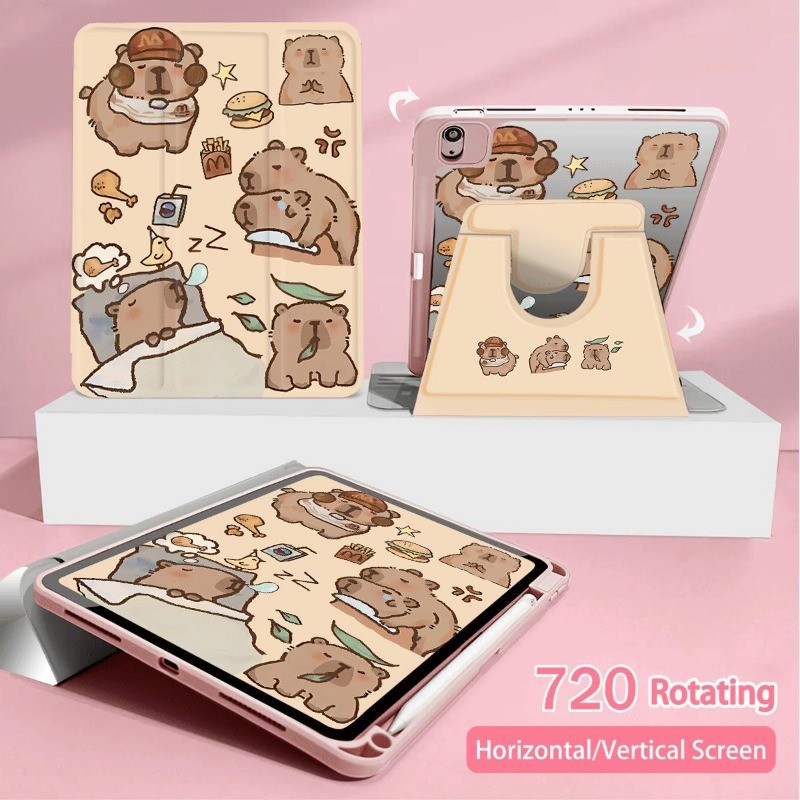 Capybara Tablet Pc for 9.7 5/6th Gen Ipad Air3 10.5 Ipad 10th Generation Case Ipad 9 Generation Case
