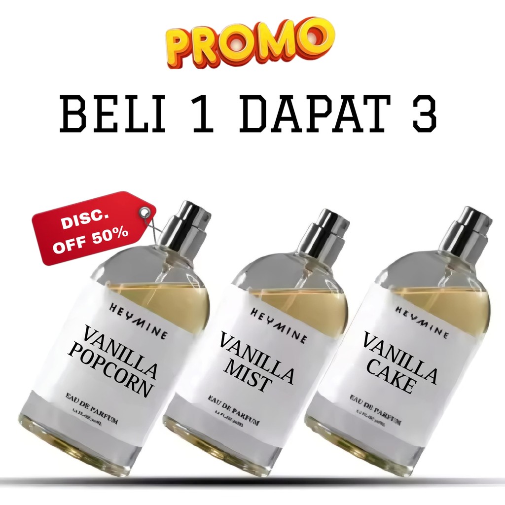 

Beli 1 Dapat 3 Parfum Vanila Cowok Aroma Tahan Lama