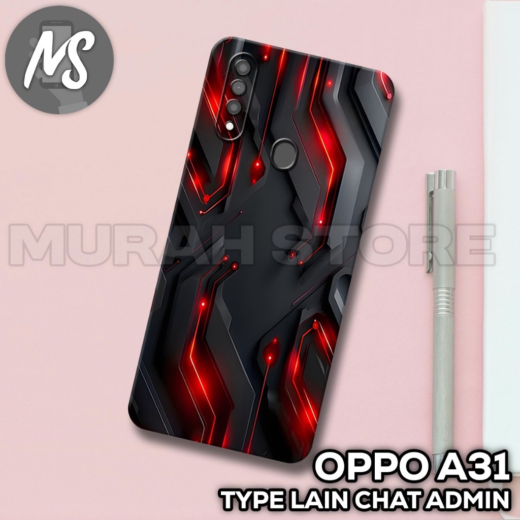 Softcase karet OPPO A31 /MS22 motif EFEK 3D/case OPPO A22/casing OPPO A31 /silikon oppo A31