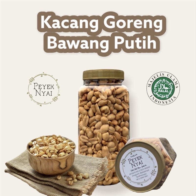 

PEYEK NYAI - Kacang Goreng Bawang Putih
