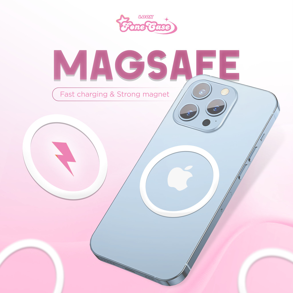 Magnetic Ring Magsafe – Stiker Magnet HP Wireless Charger / Ring Magnet Case