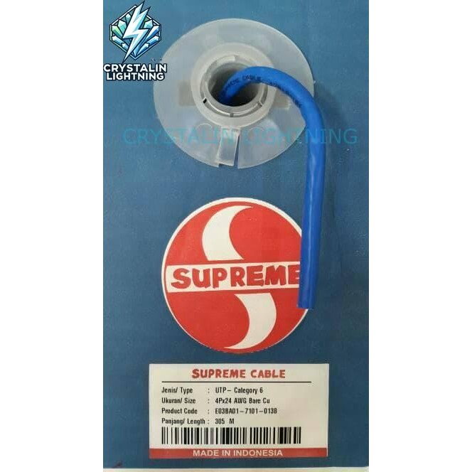 Kabel LAN Data Supreme CAT6 UTP - 305Mtr