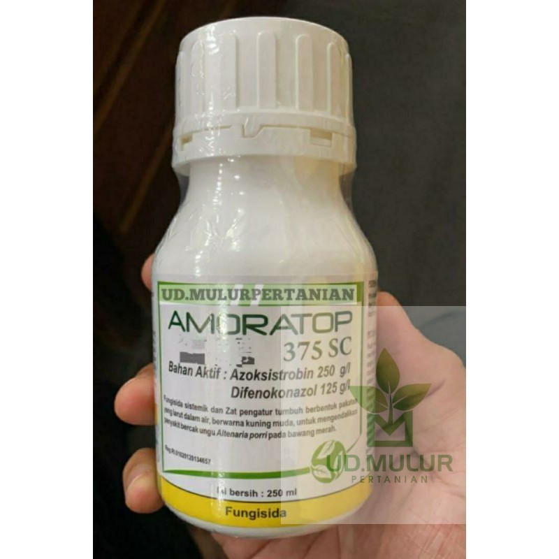 Fungisida AMORATOP 375 SC berat isi 250ml Produk dari merk Artha Buana Mandiri