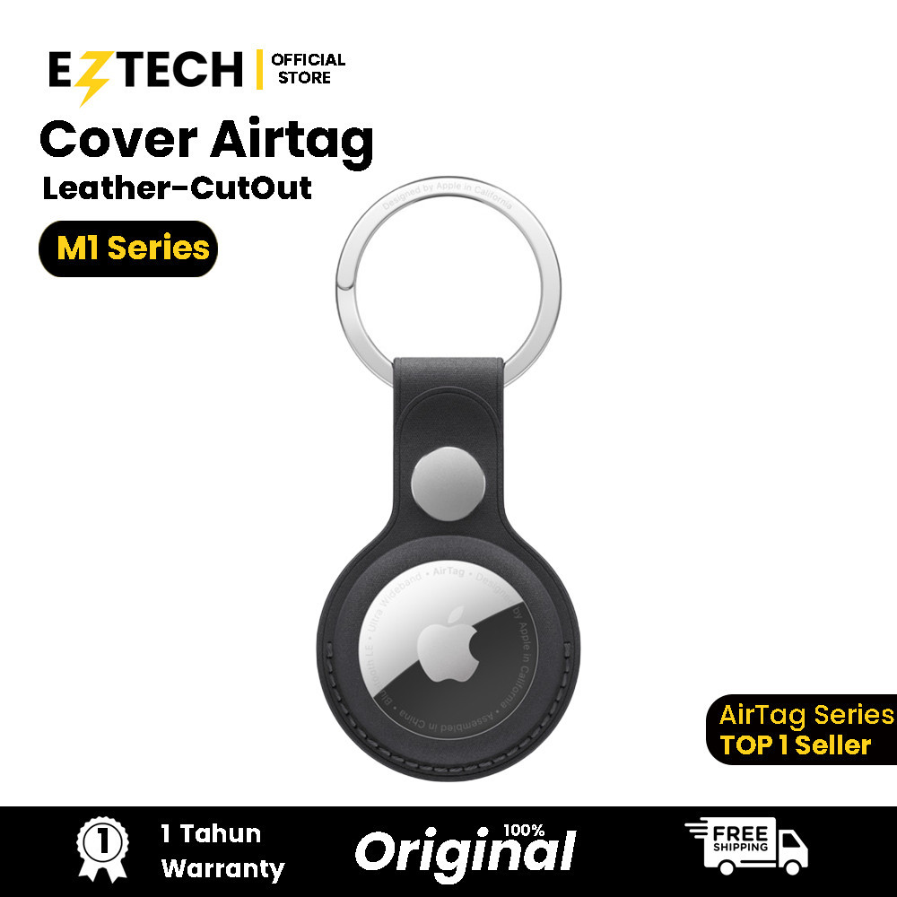 [ COVER KHUSUS Airtag/M1 Series]Cover Leather Cut Out Smart Tag M1 iOS  AirTag  FInd My[ EZTECH]