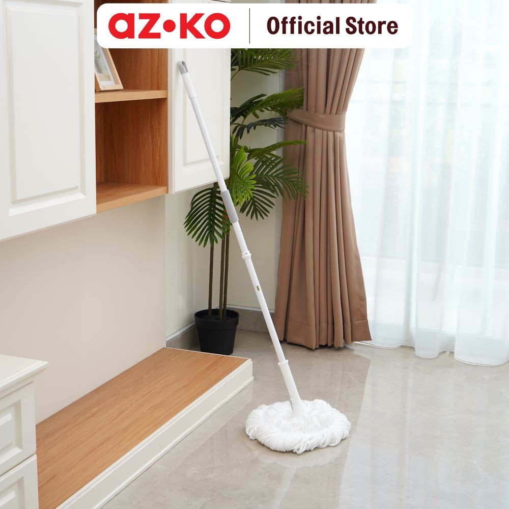AZKO Proclean Alat Pel Twist Maxi Mop - Putih Pelan Lantai Serbaguna Floor Mop Kain Lap Lantai Alat 