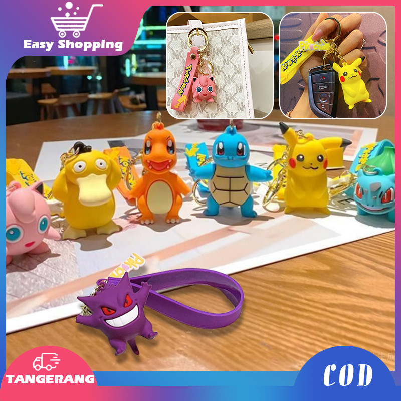 Gantungan Kunci Lucu Pokemon Keychain Pokemon Pikachu Gantungan Kunci