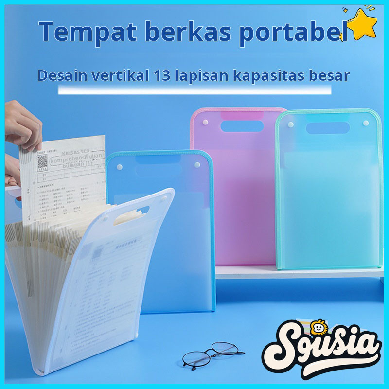 

Tas akordeon portabel dengan keliman vertikal, tas dokumen multi-lapis, tas penyimpanan kertas ujian klasifikasi siswa, tas informasi tembus pandang